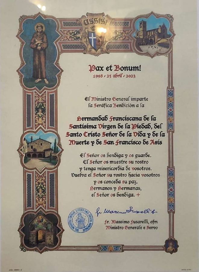Portada de Bendicion Serafica Hermandad