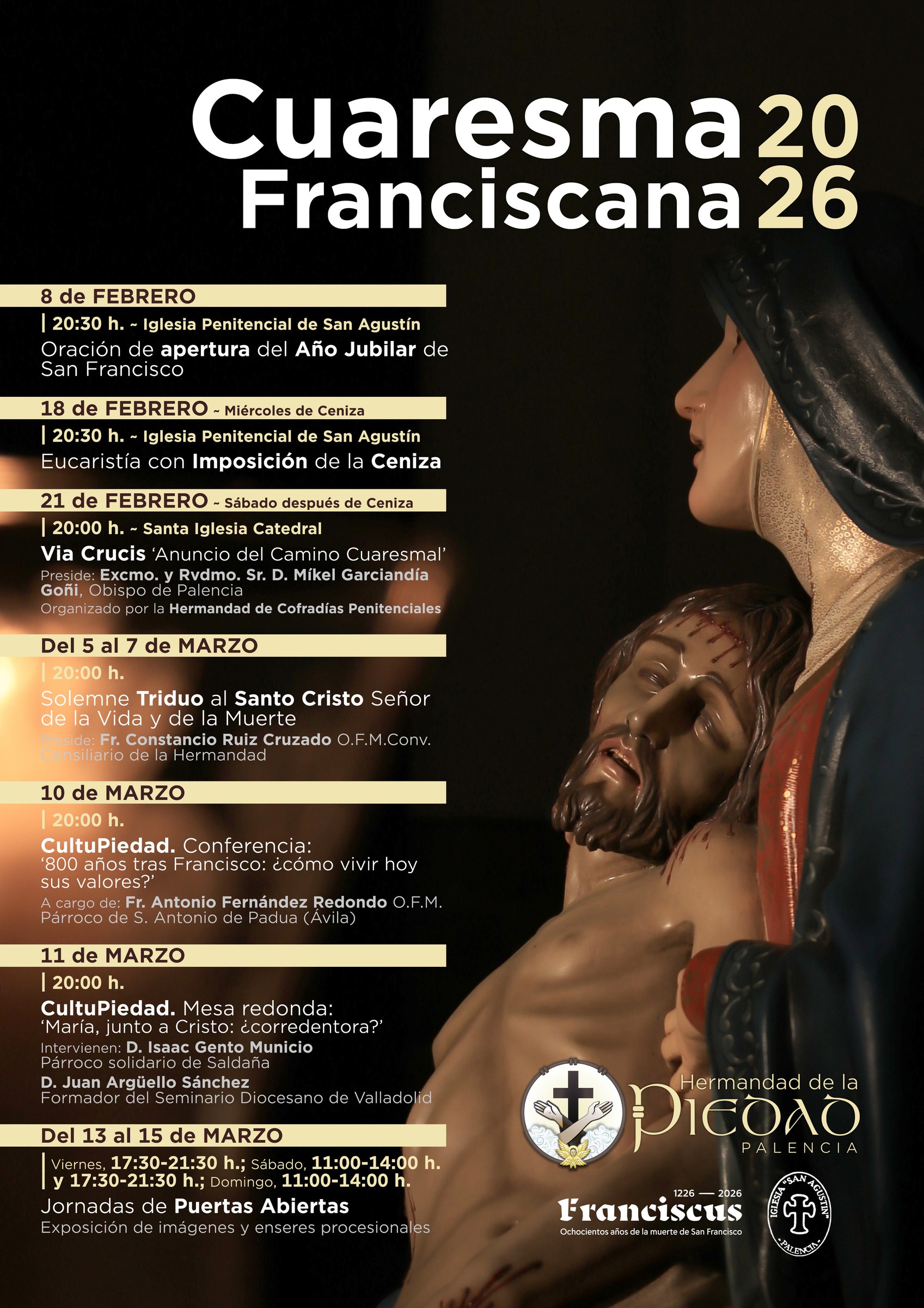 Portada de 2026 CUARESMA FRANCISCANA